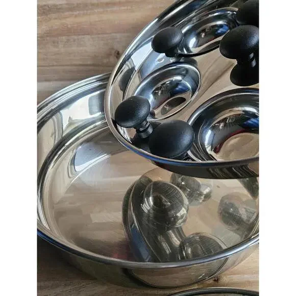 Norpro Stainless Steel 10.25" Egg Poacher & Skillet Set (#669) - 6 Cup - Picture 8 of 14